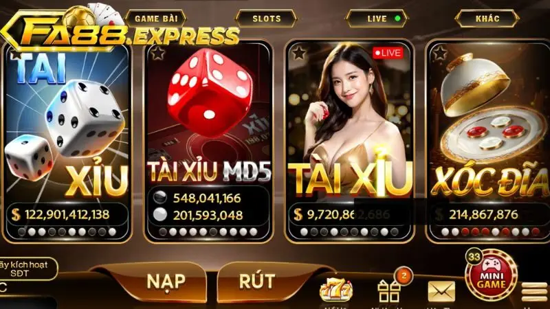 Sicbo hay tài xỉu tại FA88 uy tín số 1 Việt Nam