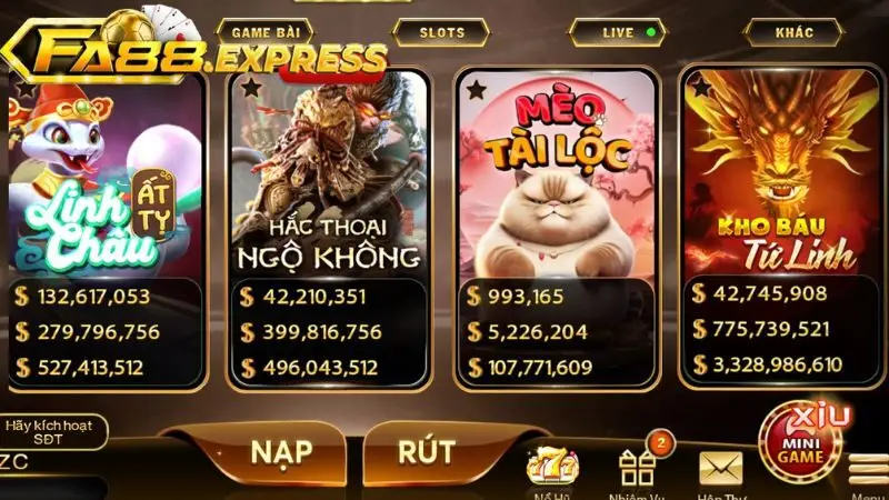 FA88 là thương hiệu game bài tốt nhất Việt Nam